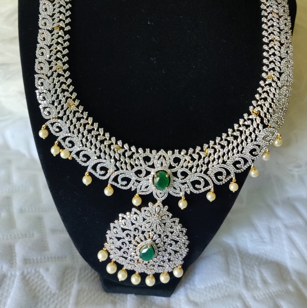 Brand New bridal set with cz stones